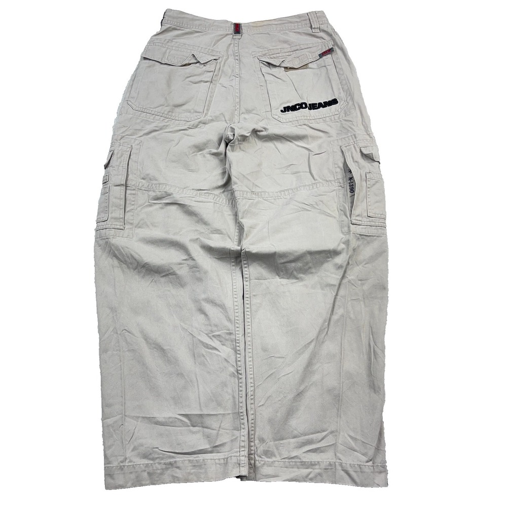 Vintage JNCO Jeans Cargo Pants Men 36x34 Baggy Wide Leg Skate Loose Fit *